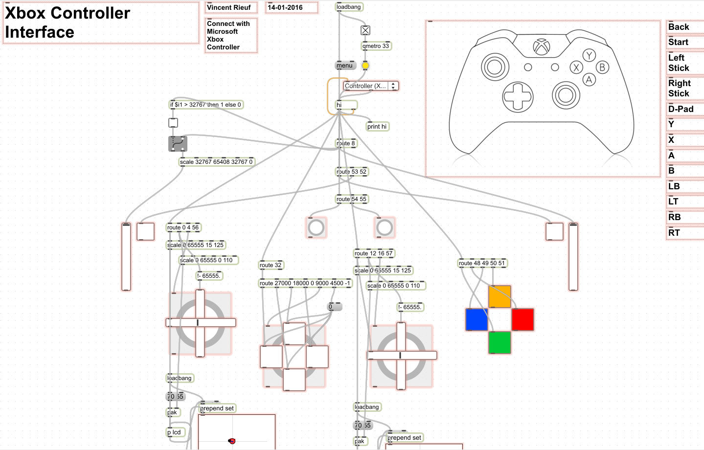 Xbox one controller schematics